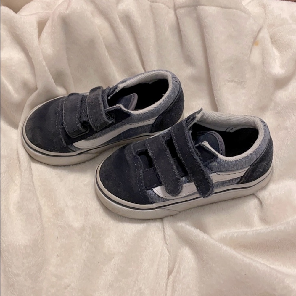 Vans little boy size 6 - Navy